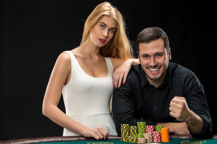 Live dealer blackjack table with multi-camera feed